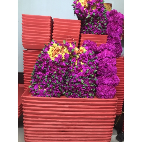 Mâm heo quay bằng giấy kích thước 1 tấc